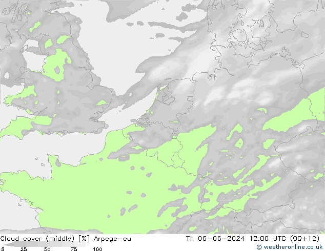 Bulutlar (orta) Arpege-eu Per 06.06.2024 12 UTC