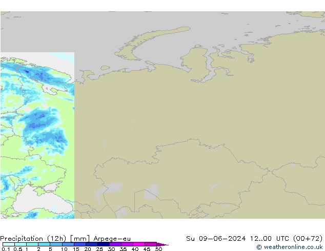  (12h) Arpege-eu  09.06.2024 00 UTC