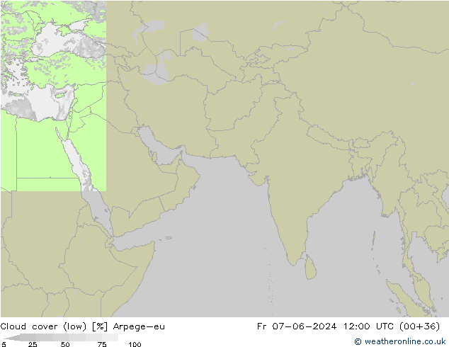 Nubes bajas Arpege-eu vie 07.06.2024 12 UTC