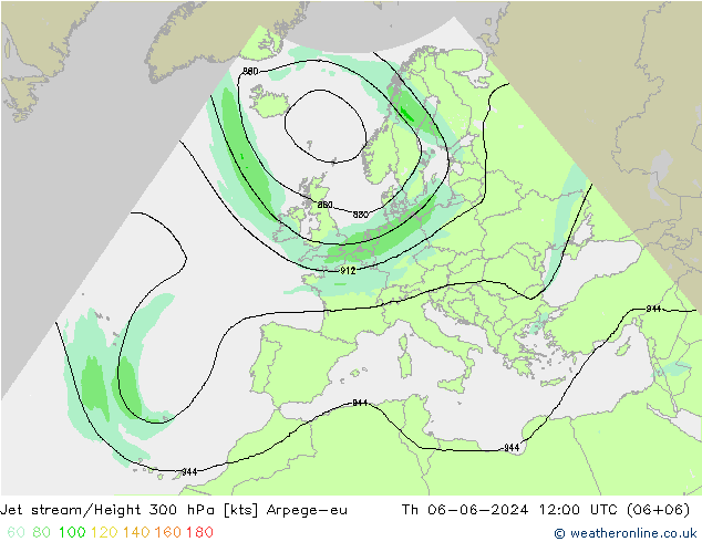 Polarjet Arpege-eu Do 06.06.2024 12 UTC