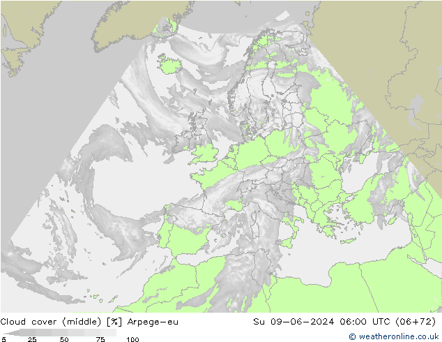 Bulutlar (orta) Arpege-eu Paz 09.06.2024 06 UTC