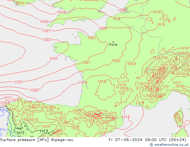 pressão do solo Arpege-eu Sex 07.06.2024 06 UTC