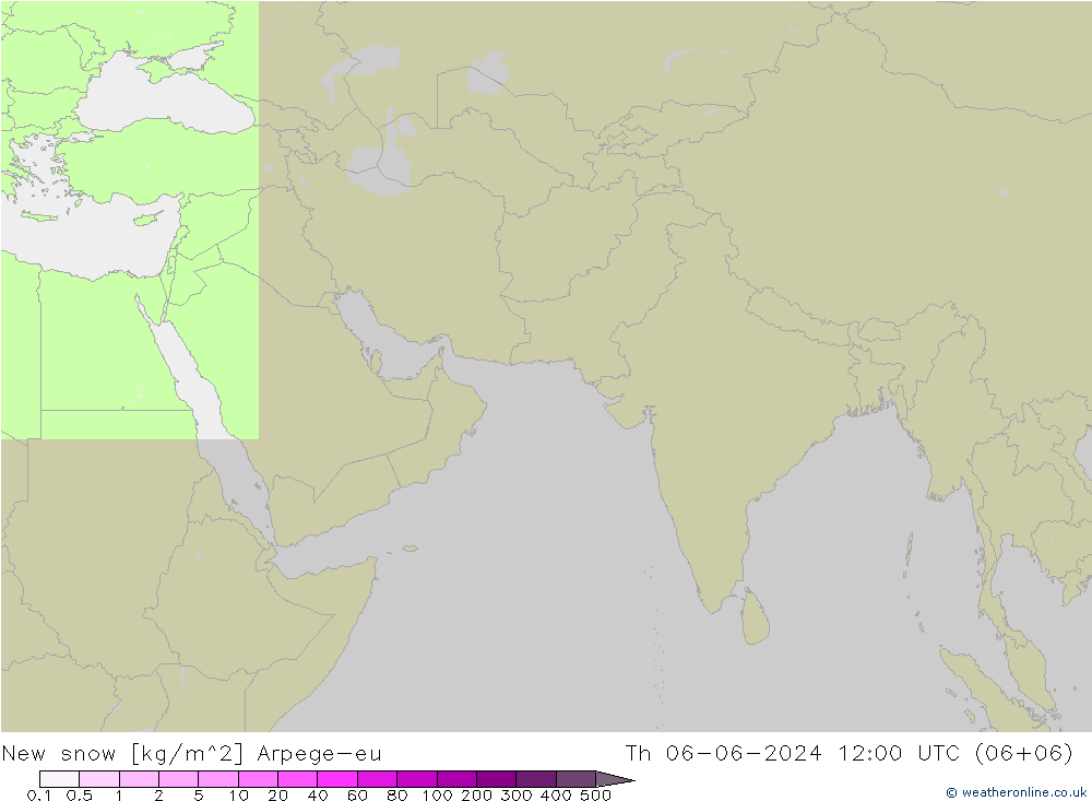 新雪 Arpege-eu 星期四 06.06.2024 12 UTC