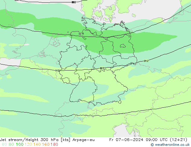 Polarjet Arpege-eu Fr 07.06.2024 09 UTC