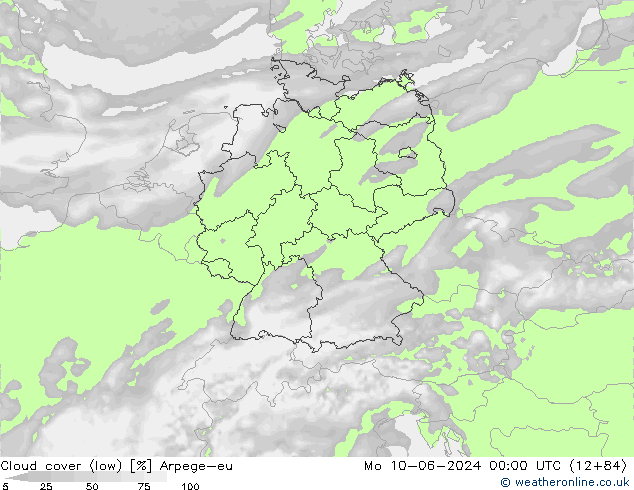 nuvens (baixo) Arpege-eu Seg 10.06.2024 00 UTC