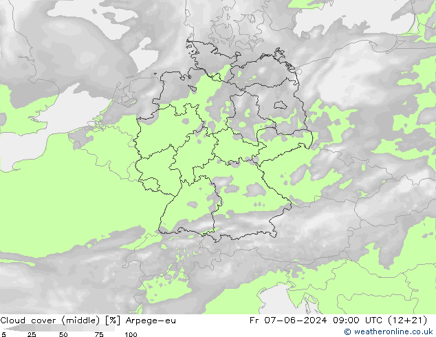 Bewolking (Middelb.) Arpege-eu vr 07.06.2024 09 UTC