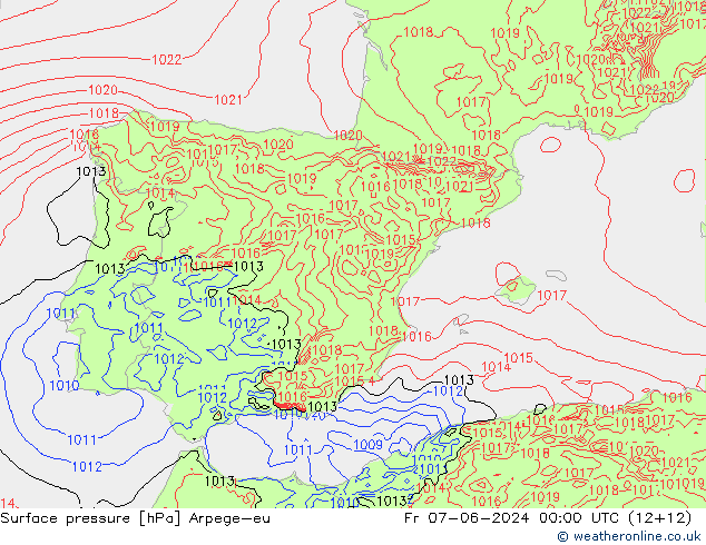 pressão do solo Arpege-eu Sex 07.06.2024 00 UTC