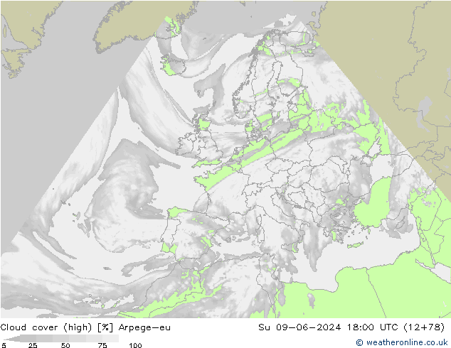 nuvens (high) Arpege-eu Dom 09.06.2024 18 UTC