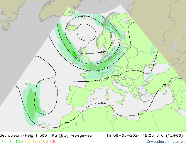 Polarjet Arpege-eu Do 06.06.2024 18 UTC