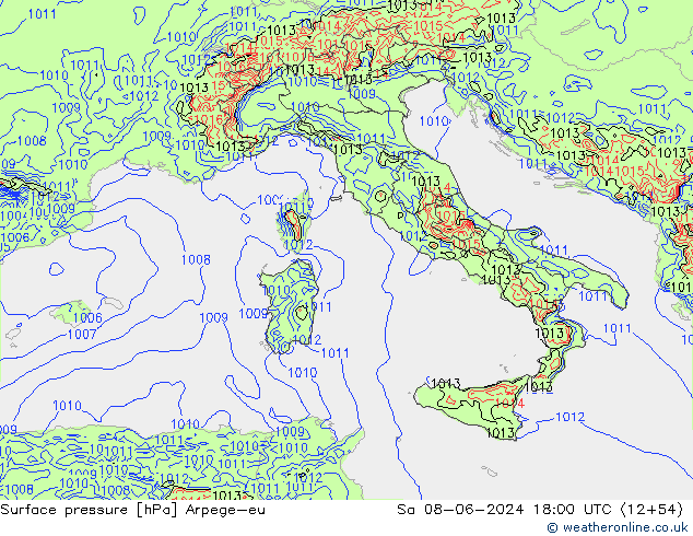      Arpege-eu  08.06.2024 18 UTC