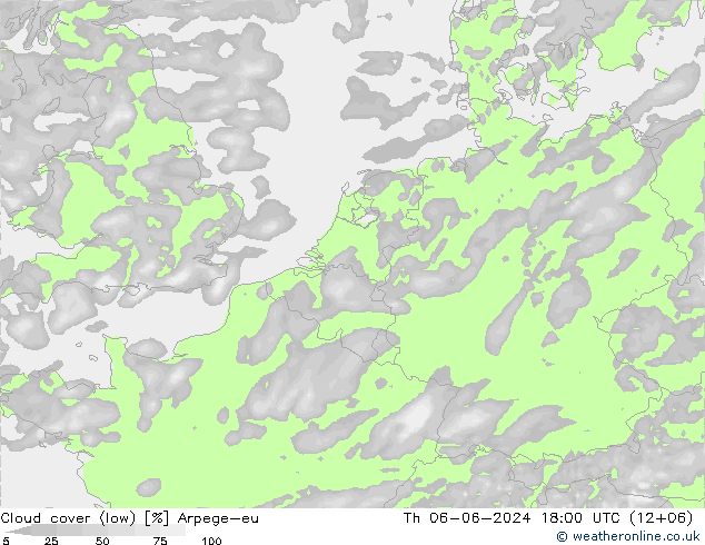 云 (低) Arpege-eu 星期四 06.06.2024 18 UTC