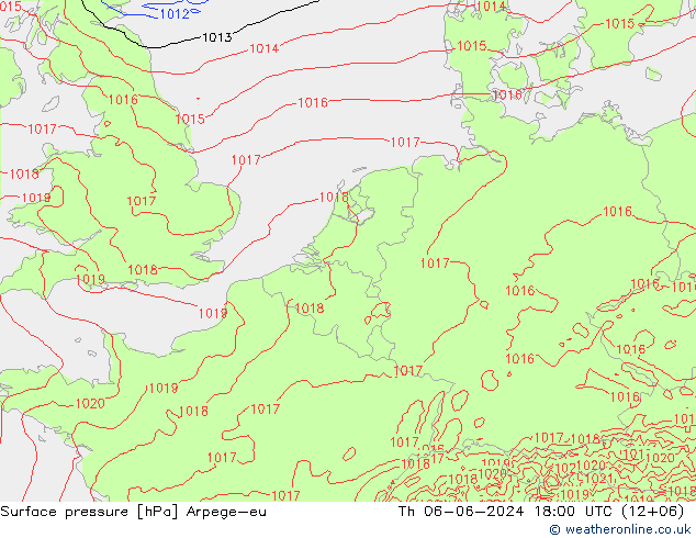 pression de l'air Arpege-eu jeu 06.06.2024 18 UTC