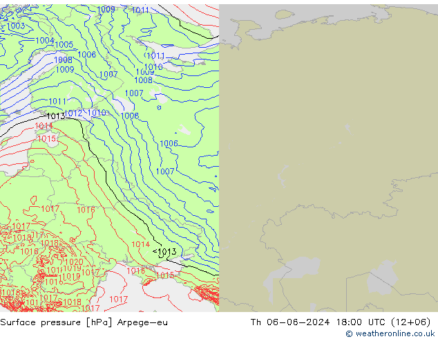 pression de l'air Arpege-eu jeu 06.06.2024 18 UTC