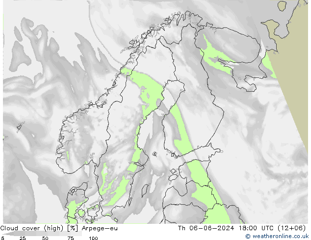 Wolken (hohe) Arpege-eu Do 06.06.2024 18 UTC