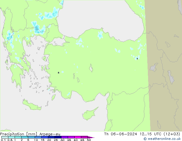 Neerslag Arpege-eu do 06.06.2024 15 UTC