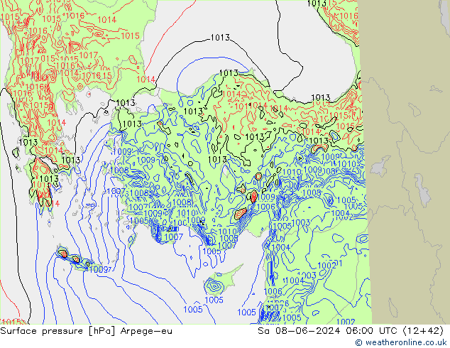      Arpege-eu  08.06.2024 06 UTC