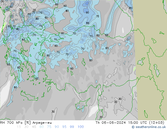 700 hPa Nispi Nem Arpege-eu Per 06.06.2024 15 UTC