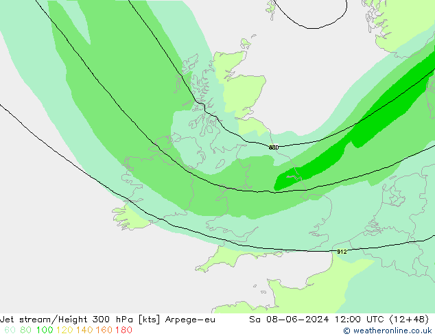 Straalstroom Arpege-eu za 08.06.2024 12 UTC