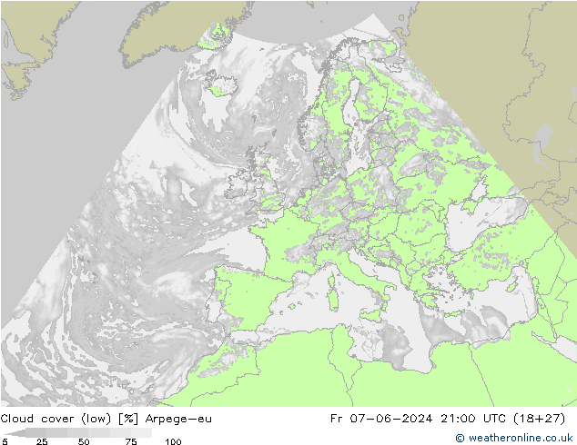 Nubes bajas Arpege-eu vie 07.06.2024 21 UTC