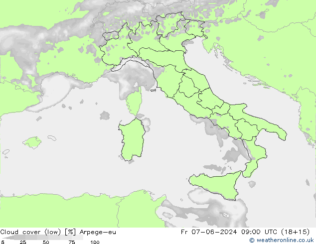 Nubes bajas Arpege-eu vie 07.06.2024 09 UTC