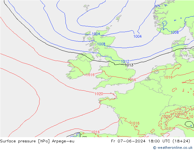 ciśnienie Arpege-eu pt. 07.06.2024 18 UTC
