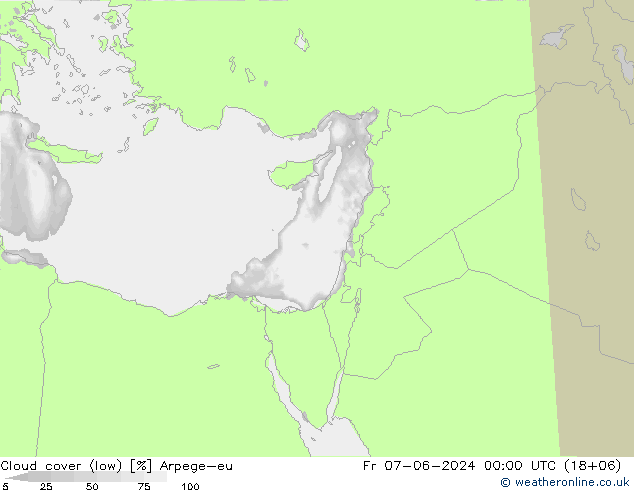 Nubes bajas Arpege-eu vie 07.06.2024 00 UTC