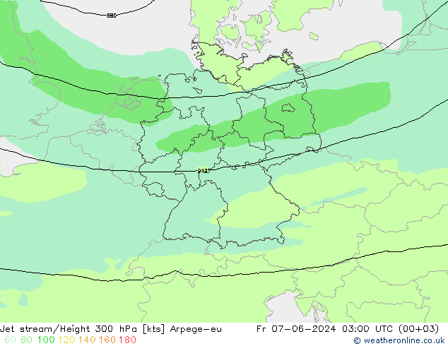 Polarjet Arpege-eu Fr 07.06.2024 03 UTC