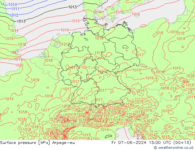 ciśnienie Arpege-eu pt. 07.06.2024 15 UTC