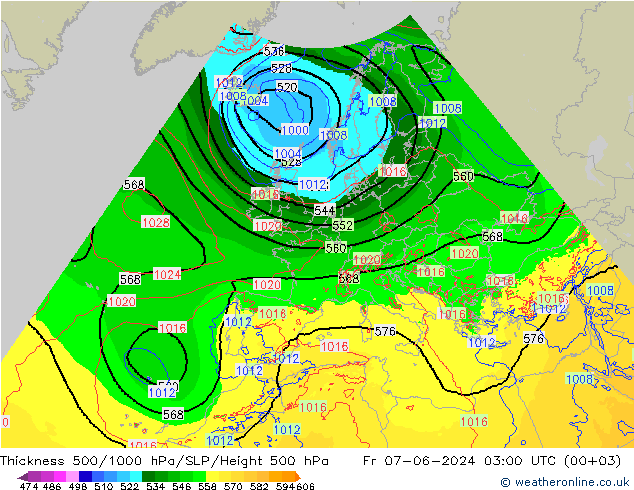 Thck 500-1000hPa Arpege-eu  07.06.2024 03 UTC