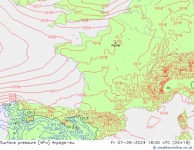 pressão do solo Arpege-eu Sex 07.06.2024 18 UTC