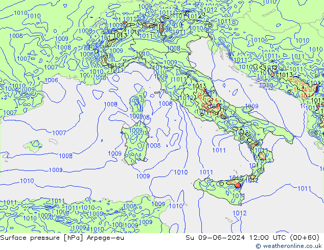      Arpege-eu  09.06.2024 12 UTC