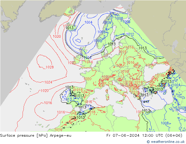 pressão do solo Arpege-eu Sex 07.06.2024 12 UTC