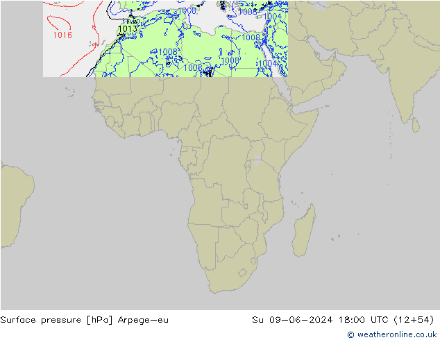 ciśnienie Arpege-eu nie. 09.06.2024 18 UTC