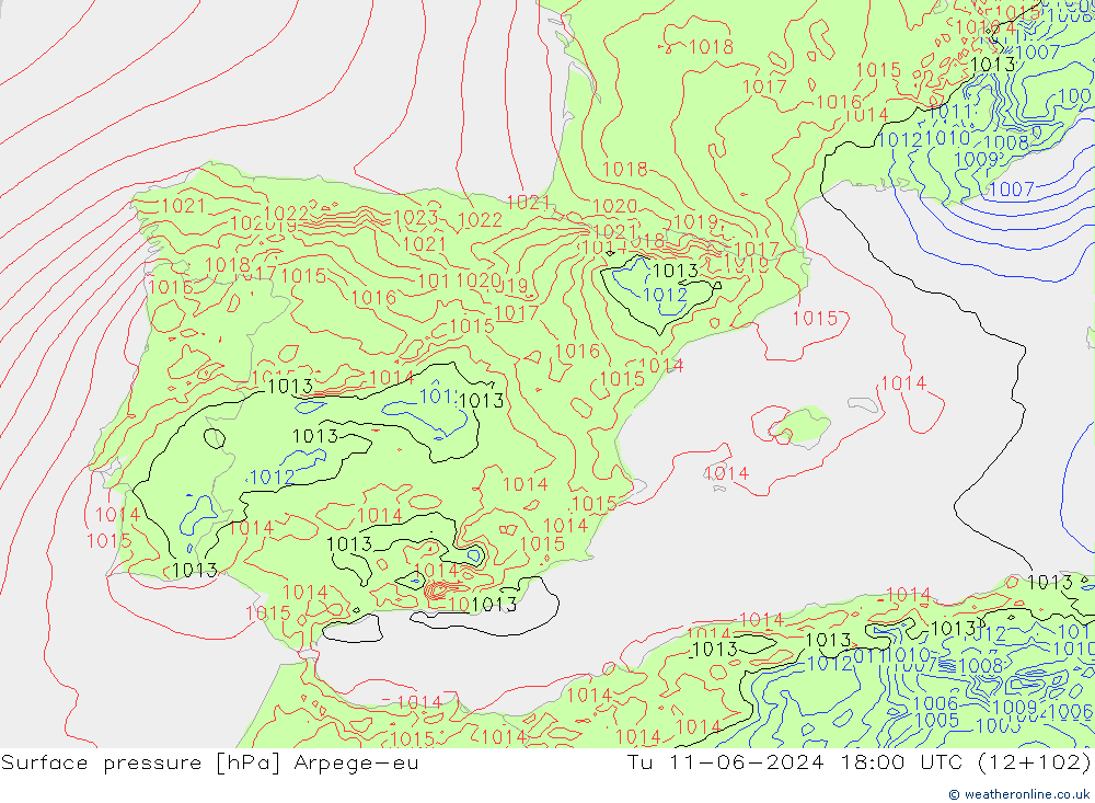      Arpege-eu  11.06.2024 18 UTC