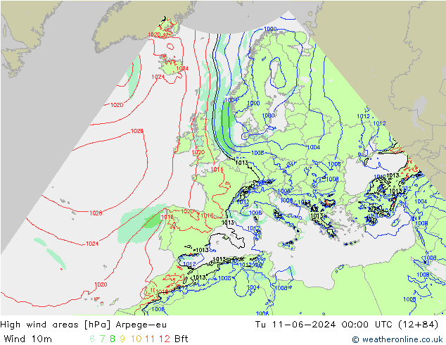 Sturmfelder Arpege-eu Di 11.06.2024 00 UTC