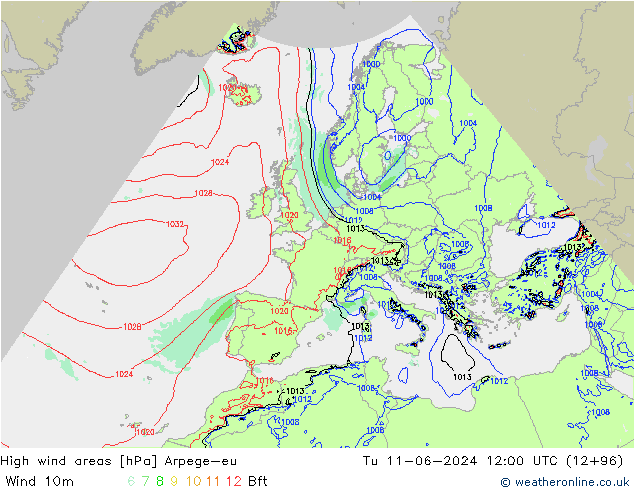 Sturmfelder Arpege-eu Di 11.06.2024 12 UTC