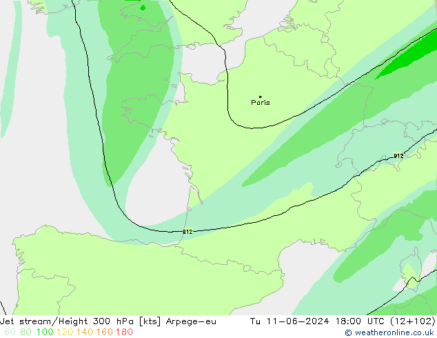 Polarjet Arpege-eu Di 11.06.2024 18 UTC