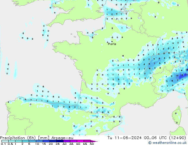  (6h) Arpege-eu  11.06.2024 06 UTC