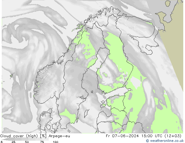 Nubes altas Arpege-eu vie 07.06.2024 15 UTC