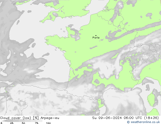 nuvens (baixo) Arpege-eu Dom 09.06.2024 06 UTC