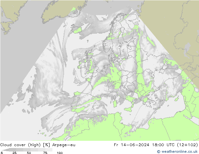 облака (средний) Arpege-eu пт 14.06.2024 18 UTC