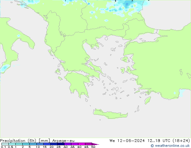 Nied. akkumuliert (6Std) Arpege-eu Mi 12.06.2024 18 UTC