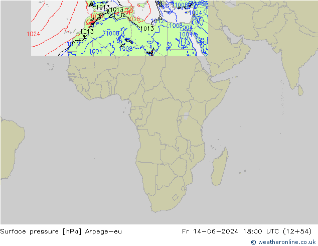 ciśnienie Arpege-eu pt. 14.06.2024 18 UTC