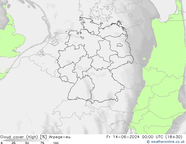 облака (средний) Arpege-eu пт 14.06.2024 00 UTC