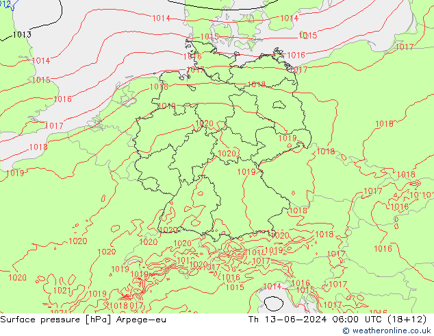      Arpege-eu  13.06.2024 06 UTC