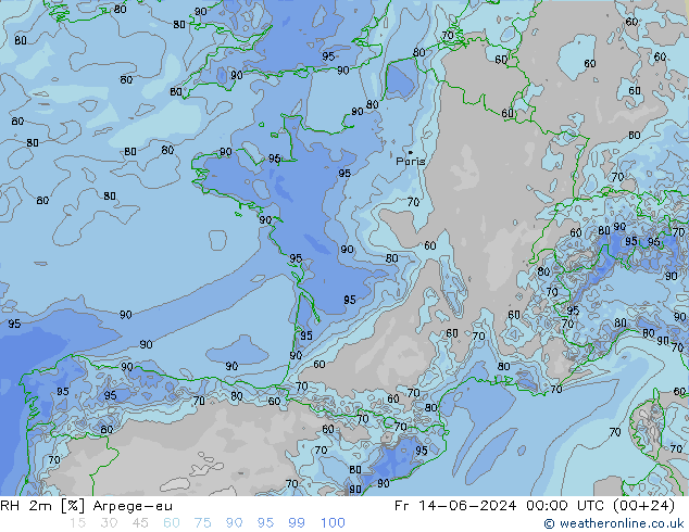 RV 2m Arpege-eu vr 14.06.2024 00 UTC