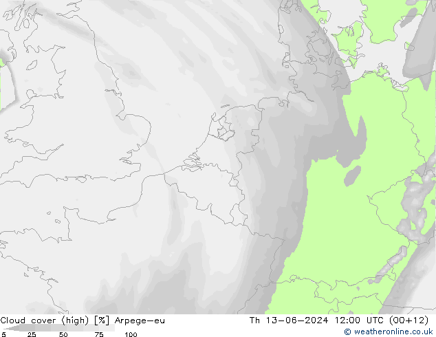 Nubi alte Arpege-eu gio 13.06.2024 12 UTC