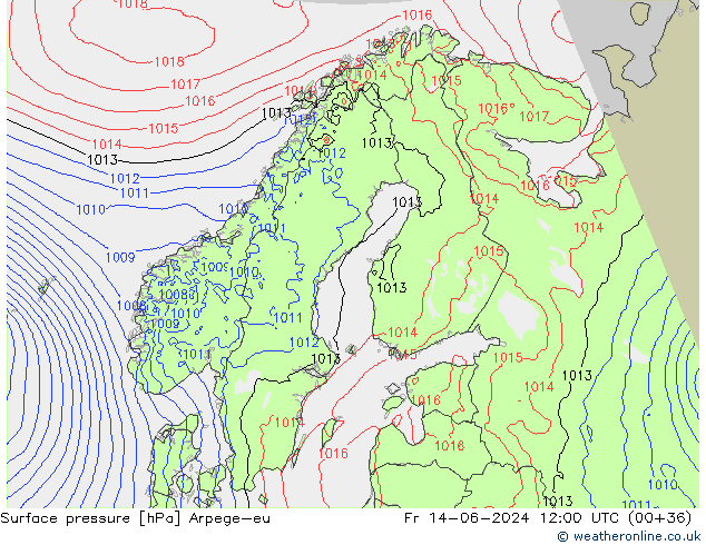 pressão do solo Arpege-eu Sex 14.06.2024 12 UTC