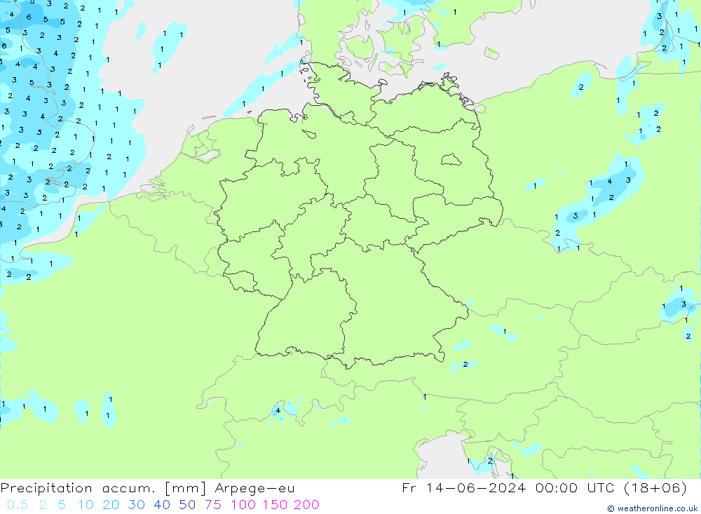 Nied. akkumuliert Arpege-eu Fr 14.06.2024 00 UTC