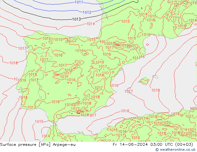      Arpege-eu  14.06.2024 03 UTC